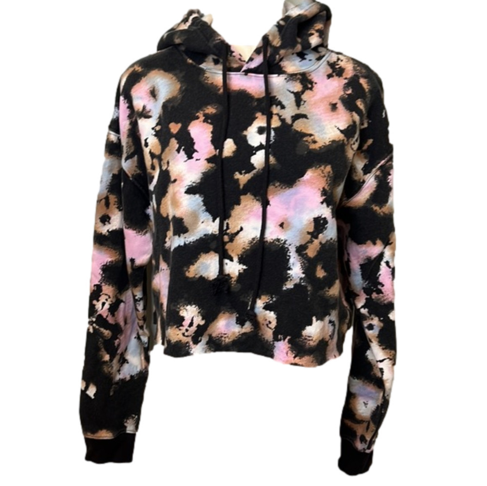 Women’s Wild Fable Cropped Tie Dye Hoodie Sweatshirt